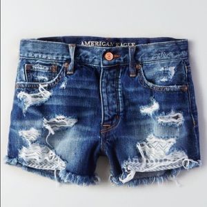 American Eagle Vintage Hi-Rise Festival Shorts